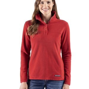 Cutter & Buck Woodland Recycled Fleece Womens Snap Pullover